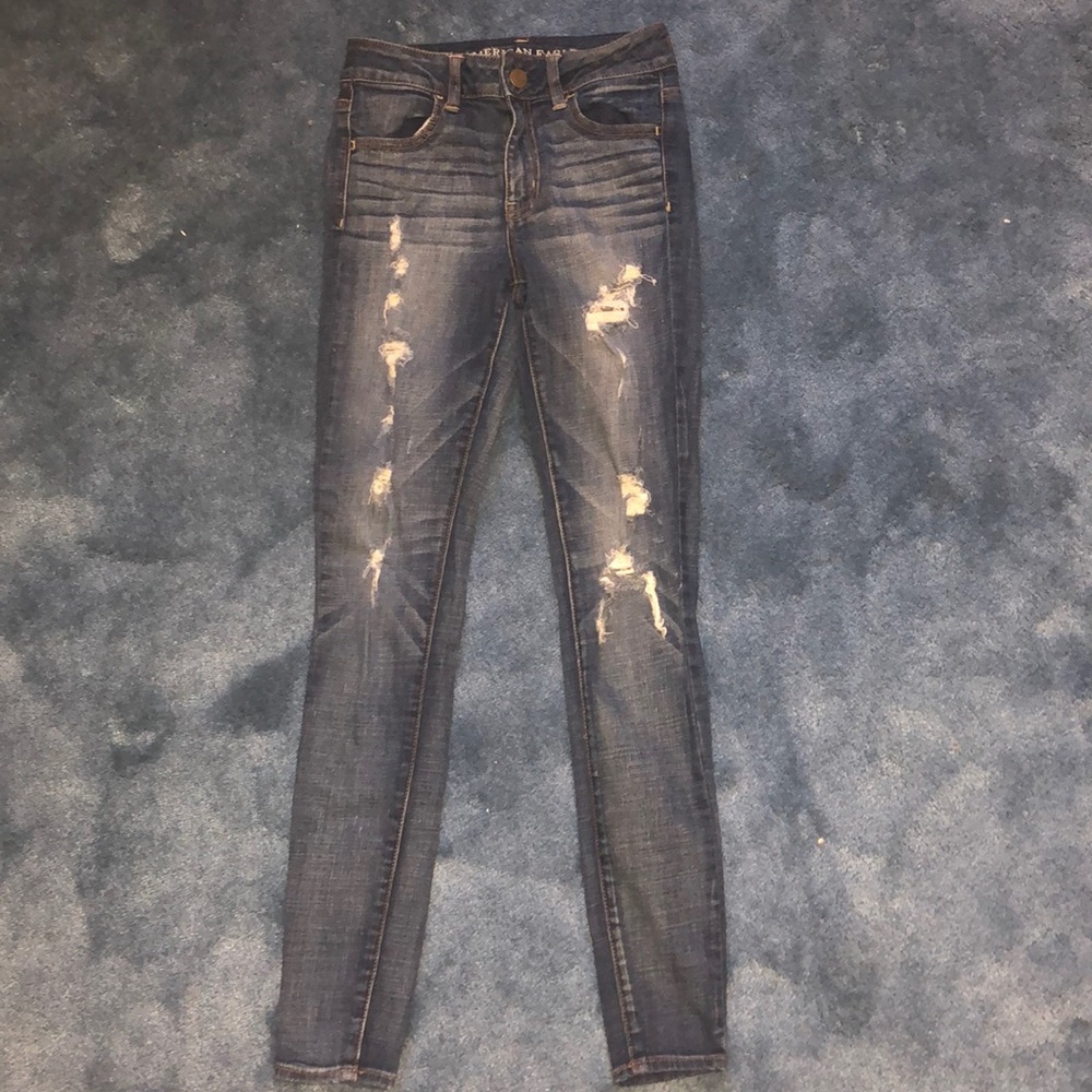 Destroyed High-Rise Jegging